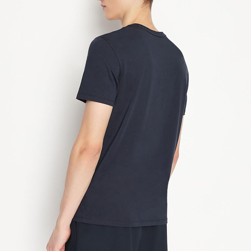 armani exchange blue t shirt