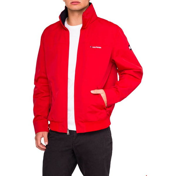 red tommy hilfiger yacht jacket