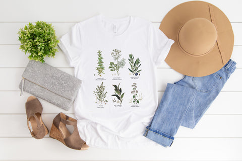 Botanical tee you'll look and feel amazing in this tee and i'm sure ) glacelis, t shirt  for ladies 