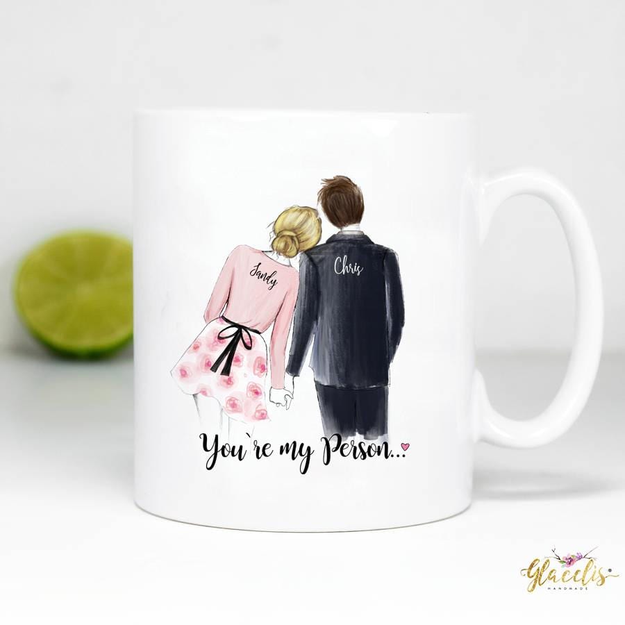 Personalized Couples Coffee Mug Unique Couples Gift By