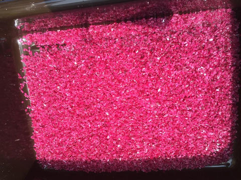 Some of the rough for melee sized gems Karim used to work on for the watch industry