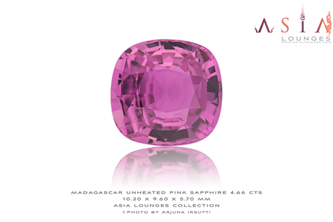 Fine example of unheated Pink Sapphire from Madagascar