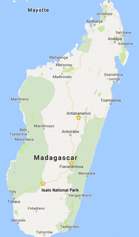 Carte de madagascar