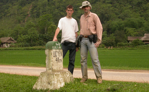 Vincent and Jean Baptiste in Luc Yen, Vietnam