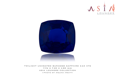 Twilight Blue Unheated Burmese Sapphire