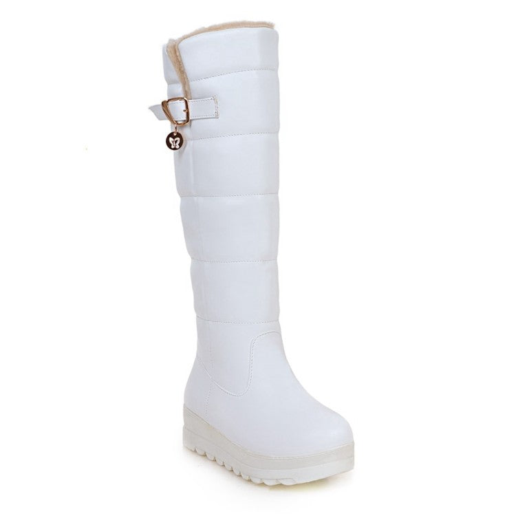 Womens' Platform Heels Knee High Snow Boots
