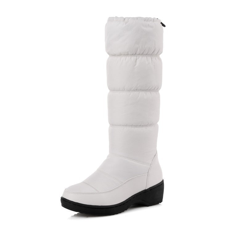 knee high wedge winter boots