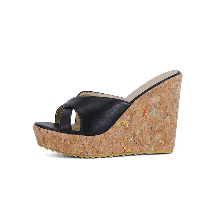 Women's Platform Wedges Slipper Sandals