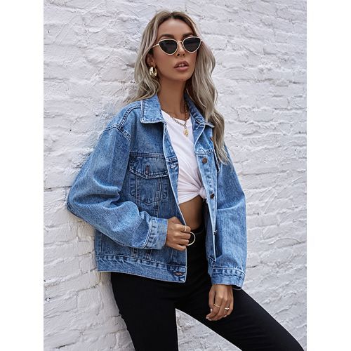 Fashion Daily Loose All-matched Denim Women Jackets