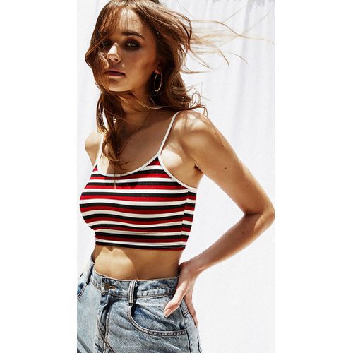 Summer Knit Stripe Slings Skinny Sexy Women Tank Tops