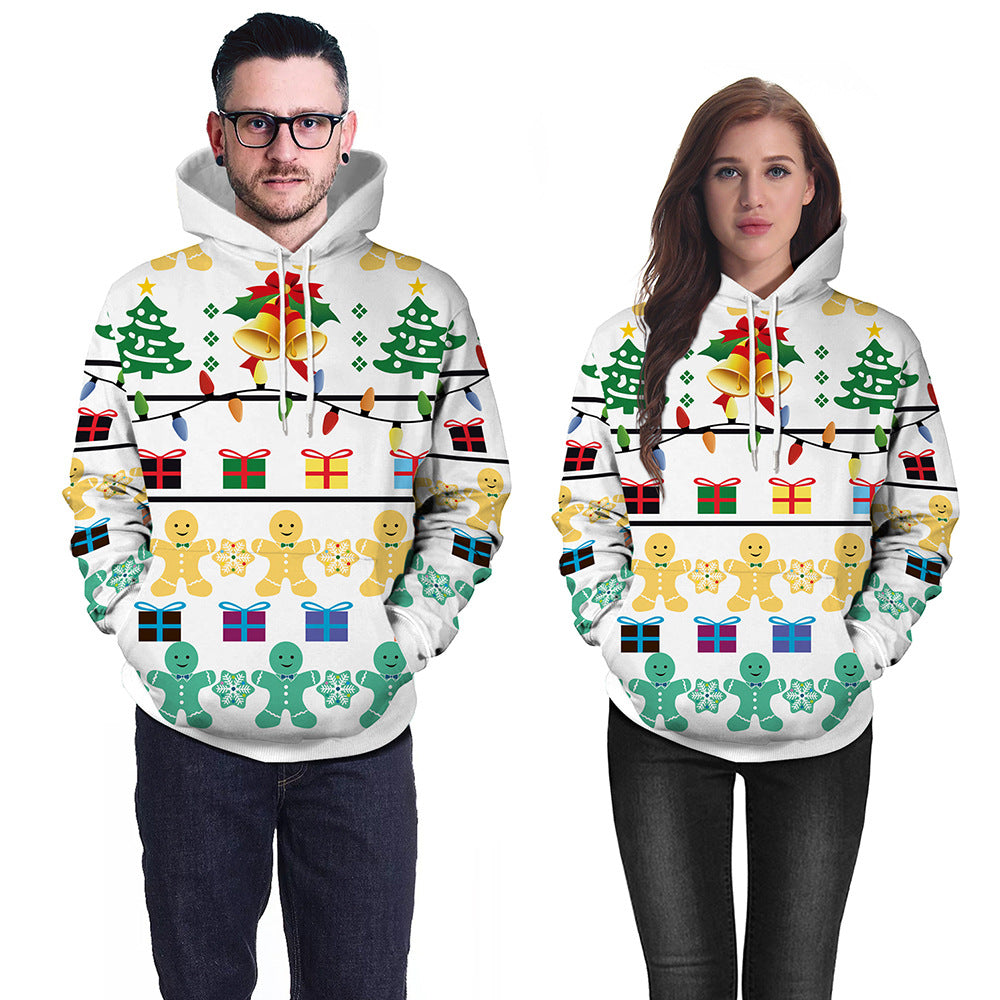 Couple Christmas Casual Hooded Sweater