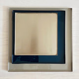 Deko-Tablett - 3er Set TOFFEE/BLUE GRAPHITE/SILVER