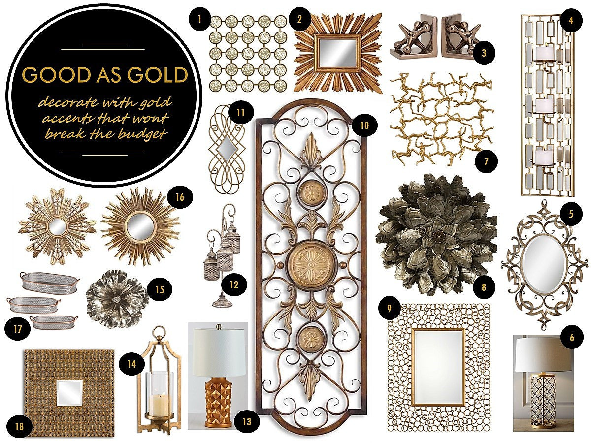 Decorating with Gold - BitsxBobs Guide