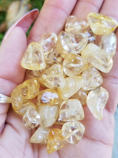 citrine crystal beads