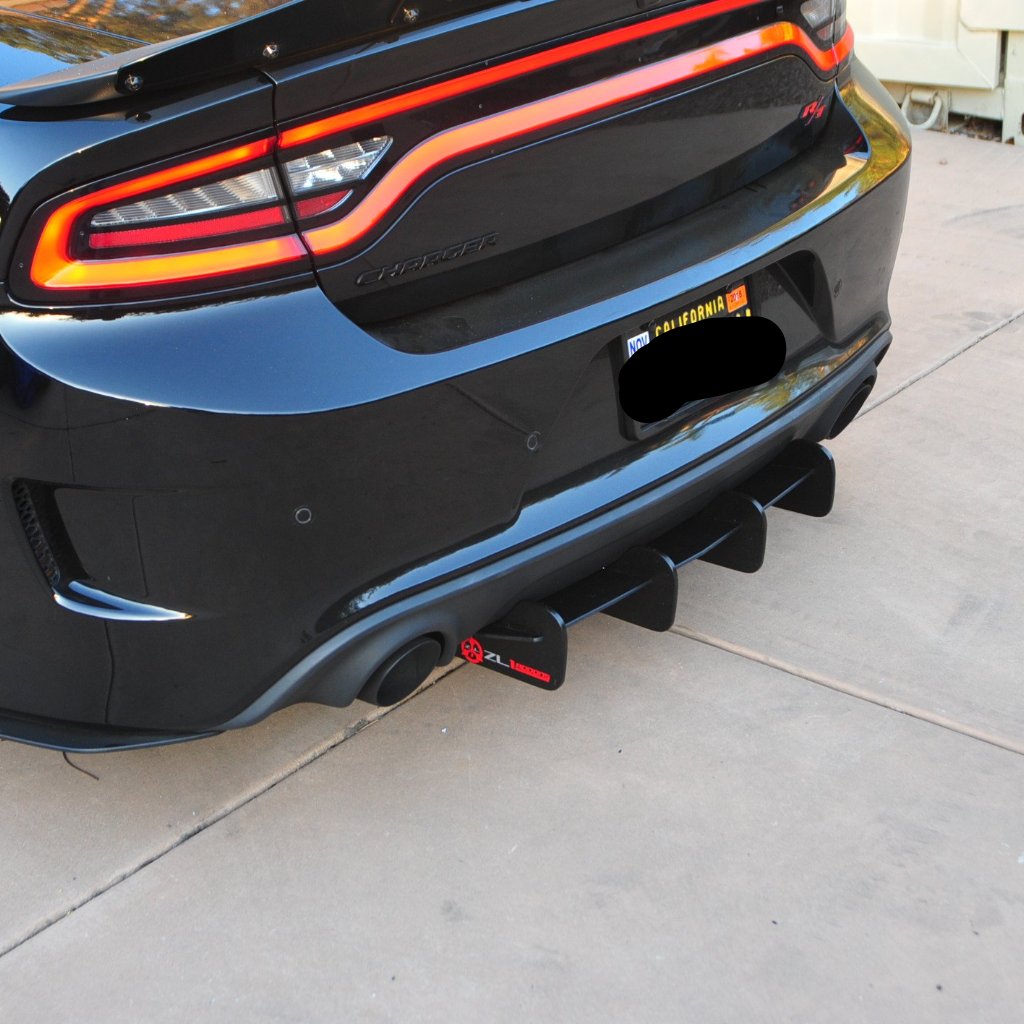 2012 dodge charger rt rear diffuser