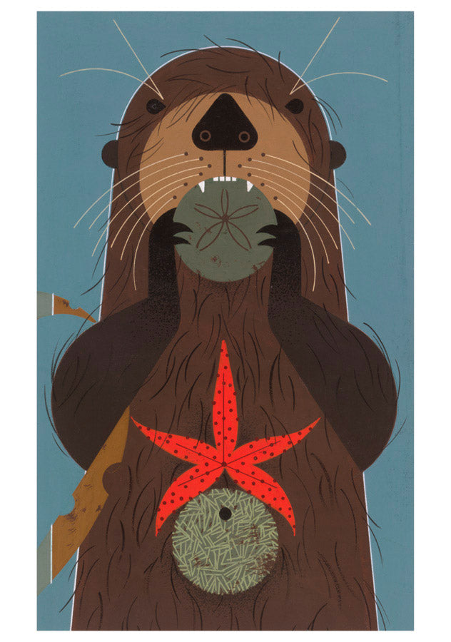 Charley Harper Sea Otter Art