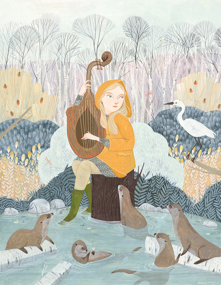 Rebecca Green Otter Art