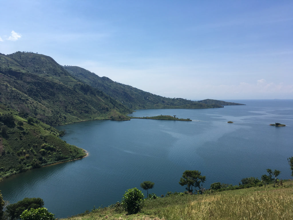view of Lake Kivu from Nyabirehe, DRC