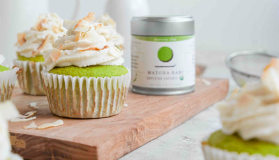 Guilt-Free Vegan Matcha Coconut Cupcakes