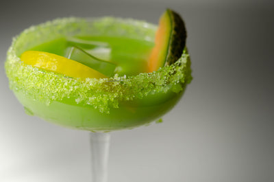 A Melon-Matcha Vodka Cocktail (Or Mocktail) That Helps Ease Anxiety & Replenish Electrolytes?