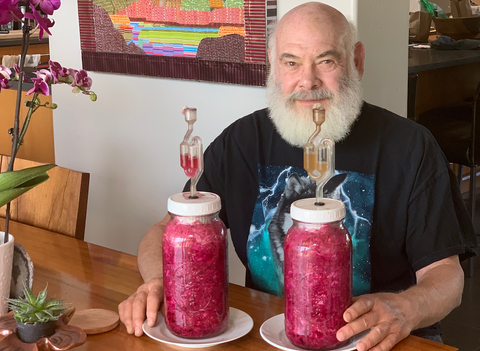 sauerkraut recipe Andrew Weil Matcha Kari Fermented foods