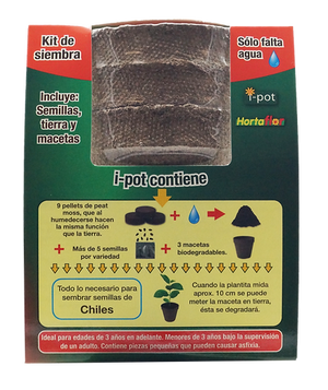 Kit de Siembra de Chiles Ipot