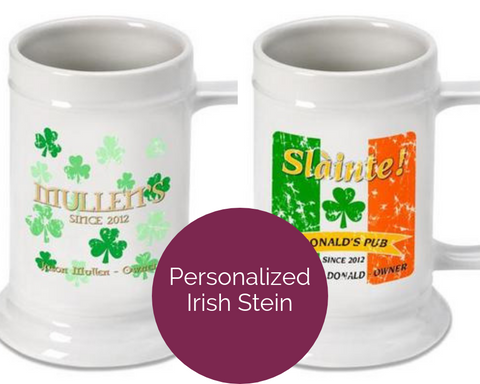 Personalized Irish Stein