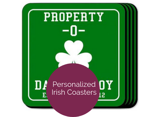 Personalized Irish Coasters