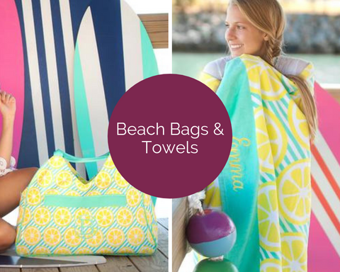 Viv & Lou Beach Bags and Towels