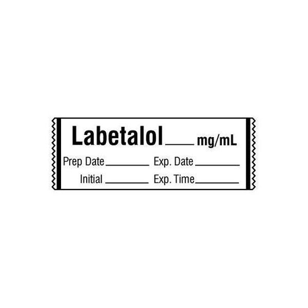LABETALOL mg/mL Medication Label Tape CeilBlue