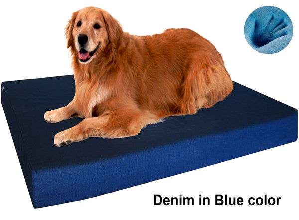 Orthopedic Gel Cooling Memory Foam Dog Bed for Small - Extra Large