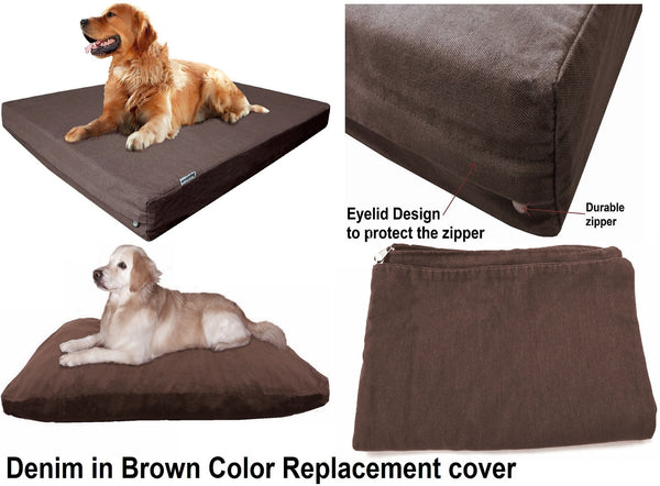 Dogbed4less Heavy Duty 1680 Nylon Dog Bed External Cover for Small Medium to Large Pet Replacement Cover Only