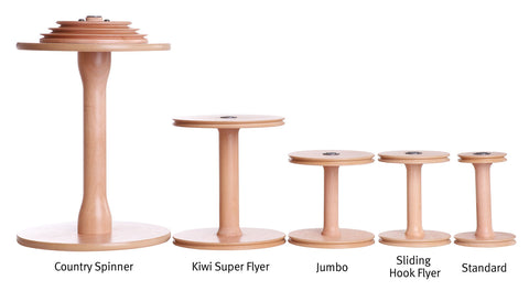 Ashford Bobbin Size Chart