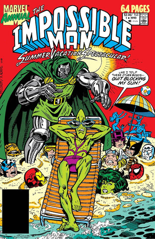 Impossible Man Summer Vacation Annual #1 - Marvel Comics - 1990
