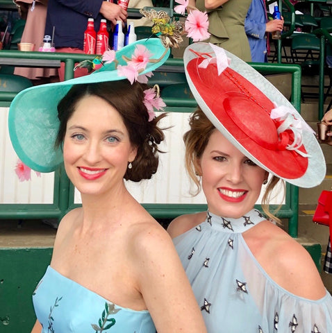 Derby Day style custom Milli Starr saucer hats