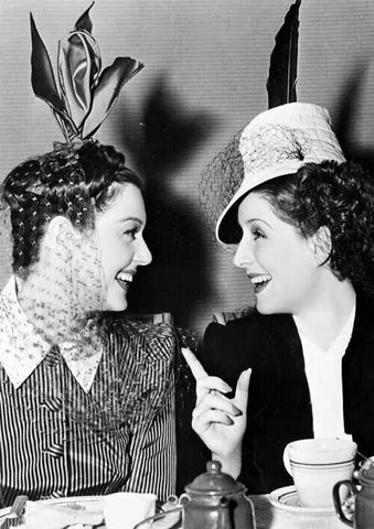 Rosalind Russell and Norma Shearer