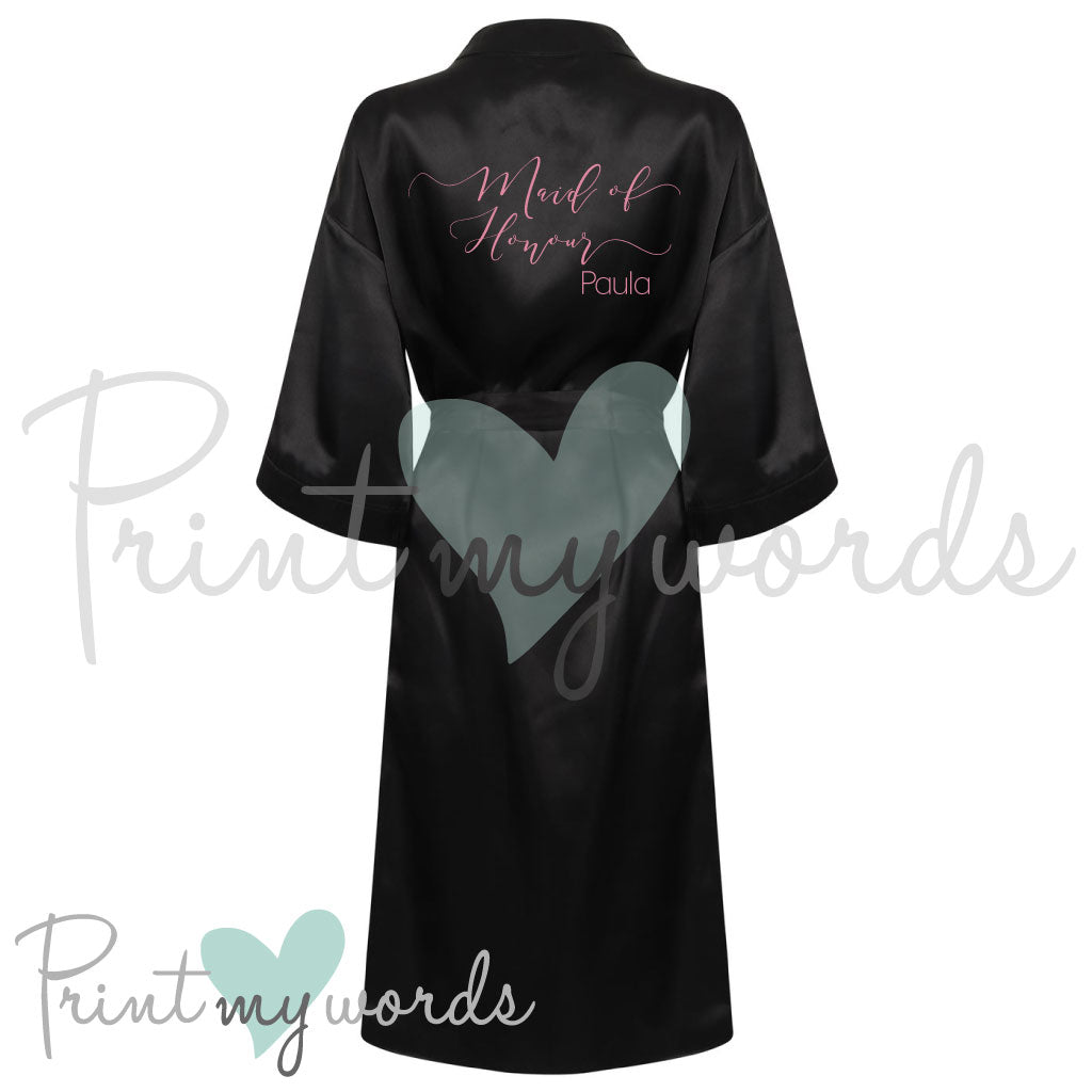 maid of honour dressing gown