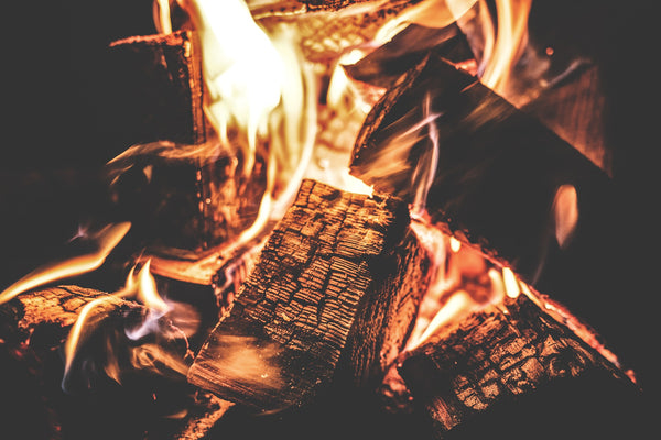 a roaring fireplace can inspire feelings of hygge