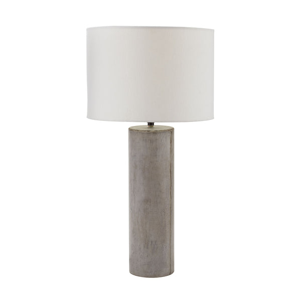 Beautiful Dimond Lighting Cubix Round Desk Lamp In Natural