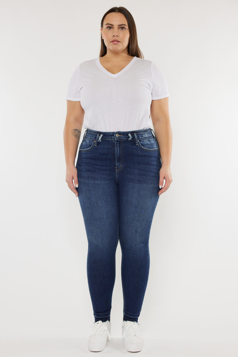 boble Elektrisk bestille Zoe High Rise Ankle Skinny Jeans (Plus Size) | Official Kancan USA