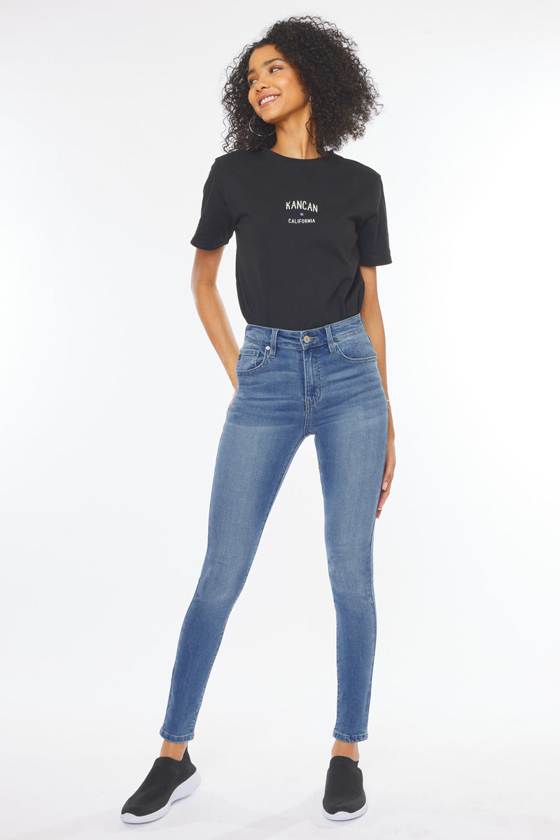 cursief Officier Jonge dame Nadine High Rise Super Skinny Jeans – Official Kancan USA