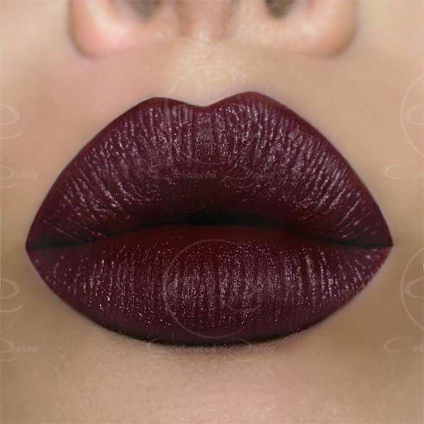 brown red lipstick