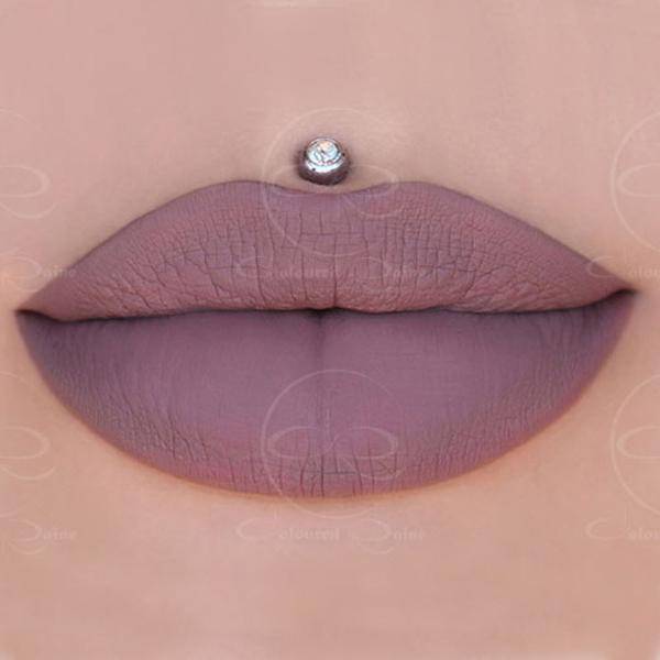 purple grey liquid lipstick
