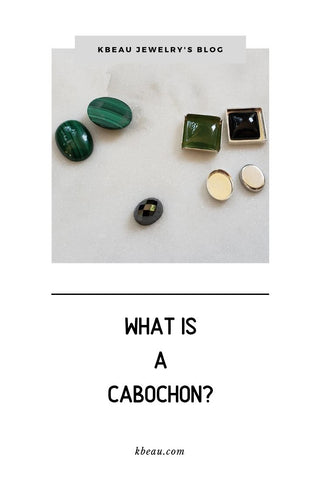 Several cabochons on whaite background kbeau jewelry blog post