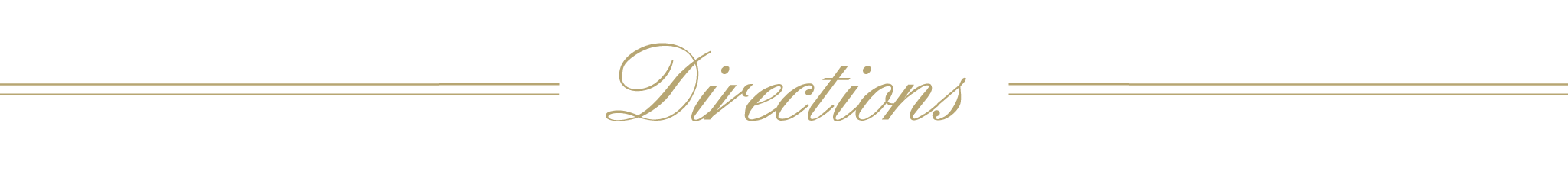 Directions Banner