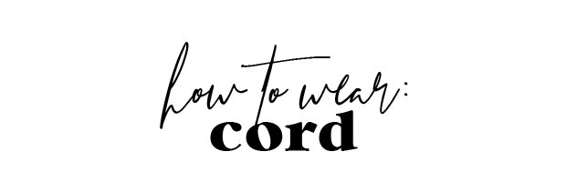 How to wear cord