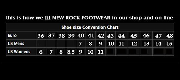 New Rock M474-S1 Platform Style Buckle Sole Boot | Vixens and Angels