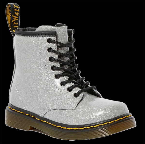 dr martens white glitter