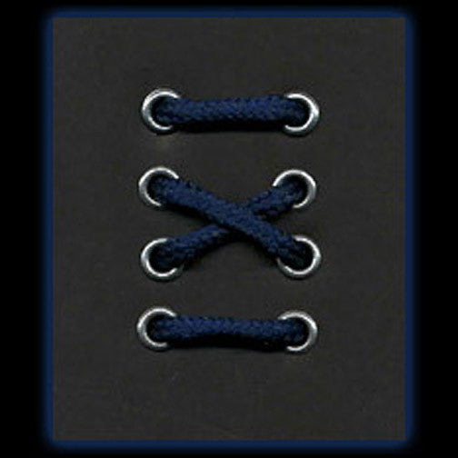 navy blue boot laces