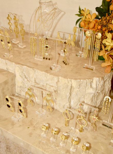 Image of the Mountain & Moon jewellery labels Perth showroom studio display
